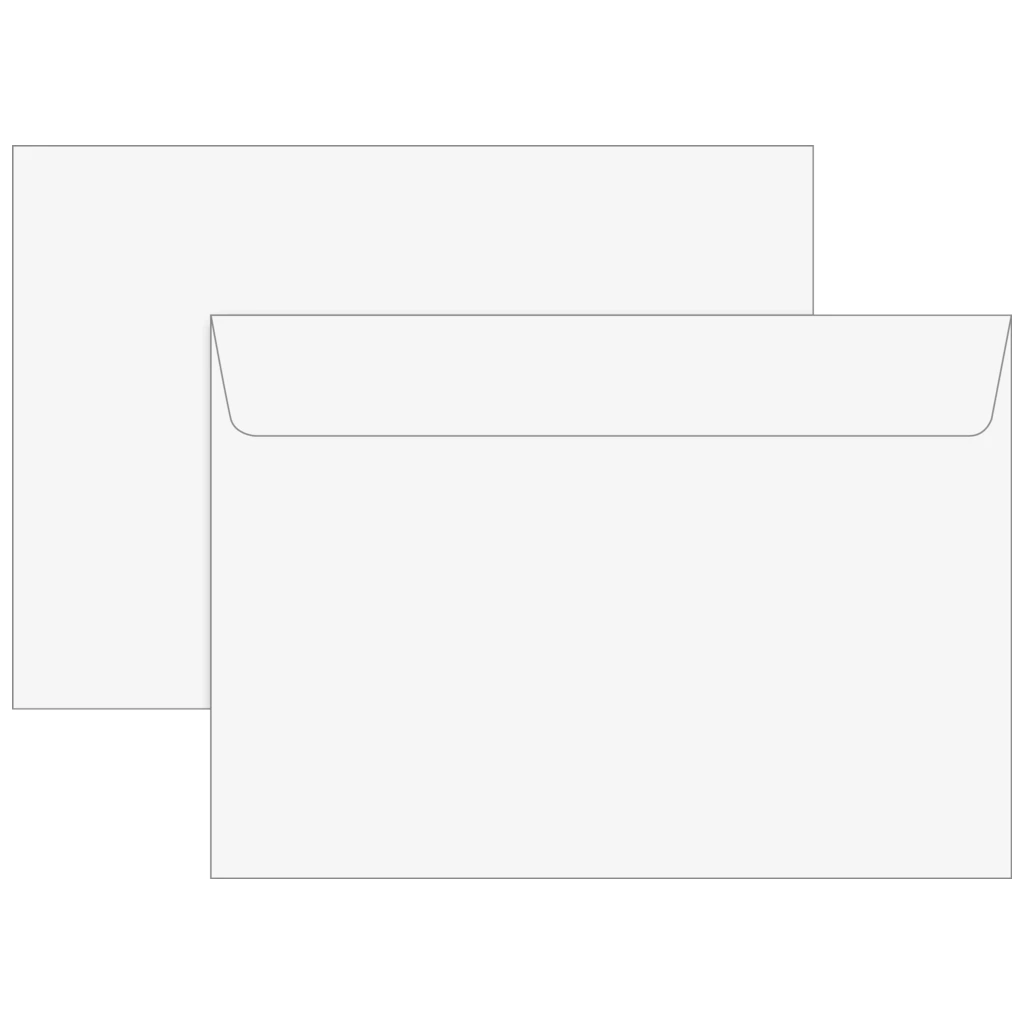 Briefumschläge | 162×114 mm, C6, 75 g/m², weiß, 25 Stück