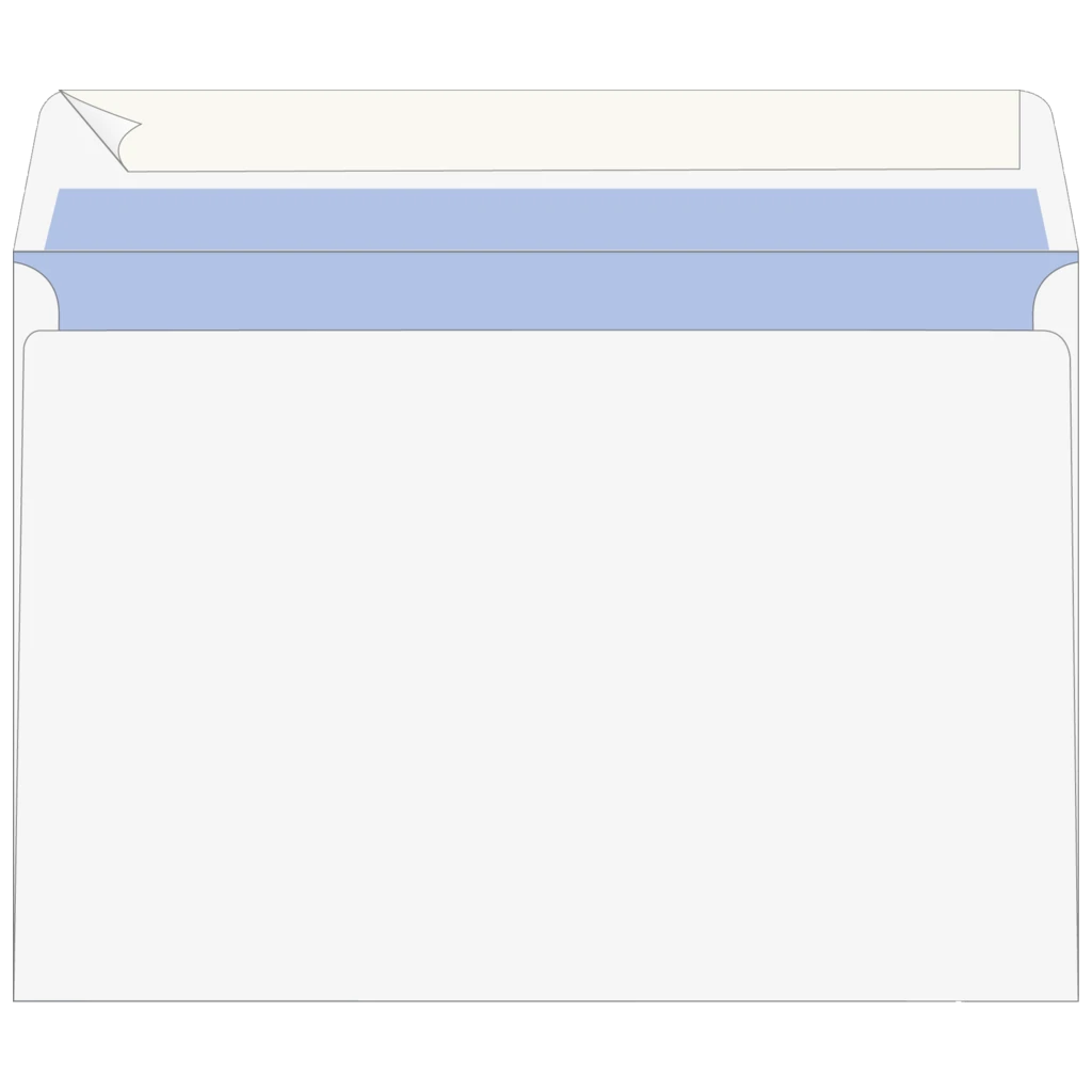 Briefumschläge | 162×114 mm, C6, 75 g/m², weiß, 25 Stück