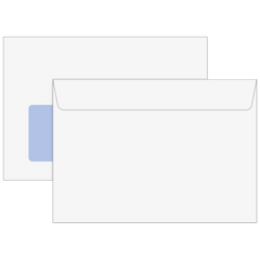 Briefumschläge mit Fenster | C6, weiß, 25 Stück