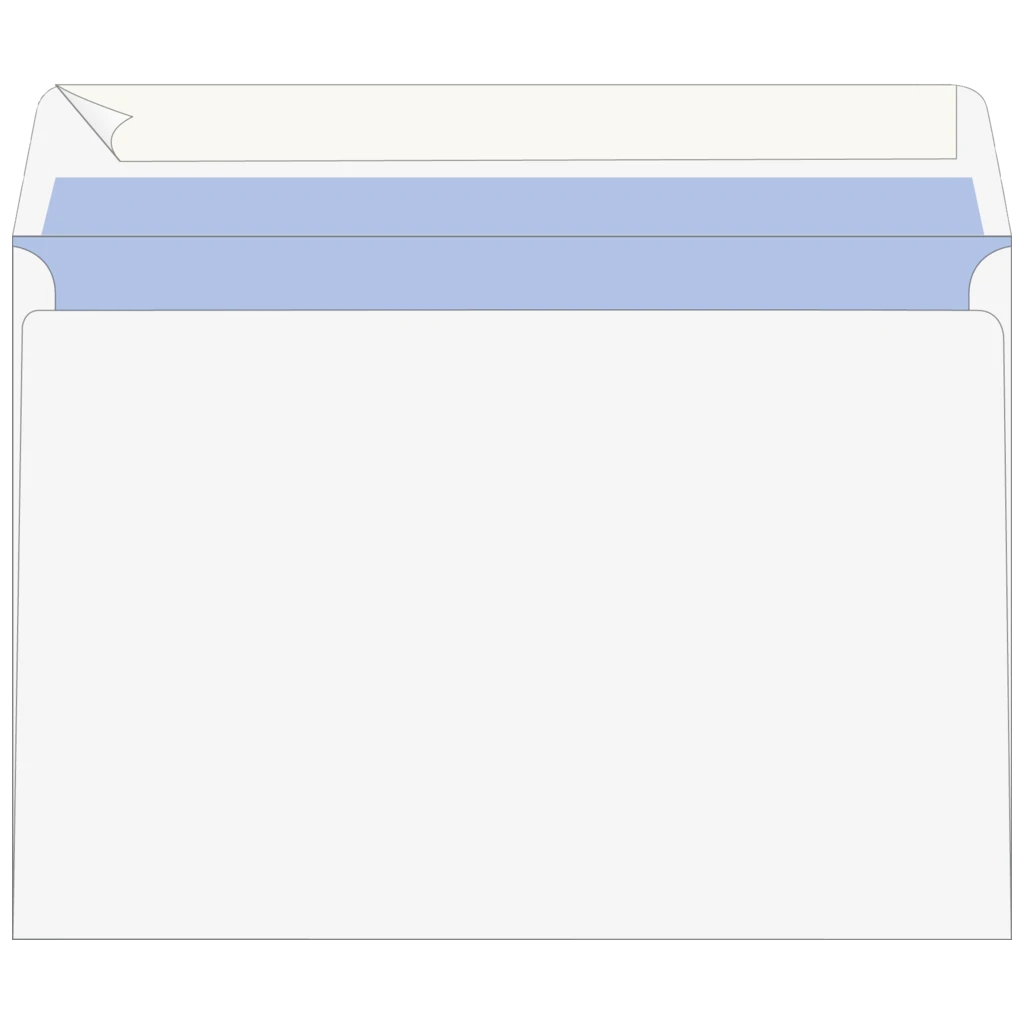 Briefumschläge mit Fenster | C6, weiß, 25 Stück