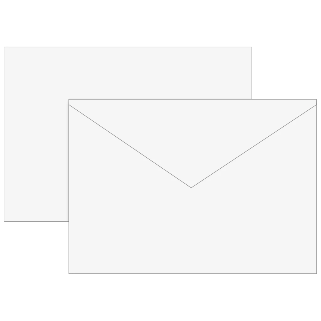 Briefumschläge | 162×114 mm, C6, 75 g/m², weiß, 25 Stück