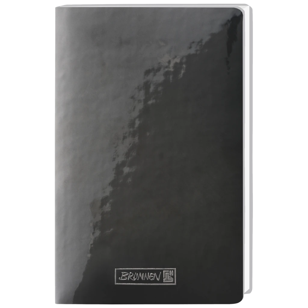 Notizbuch Premium Flexibook „Lack“ | A5, punktiert, schwarz