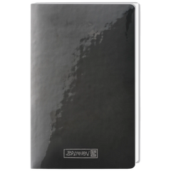 Notizbuch Premium Flexibook „Lack“ | A5, punktiert, schwarz