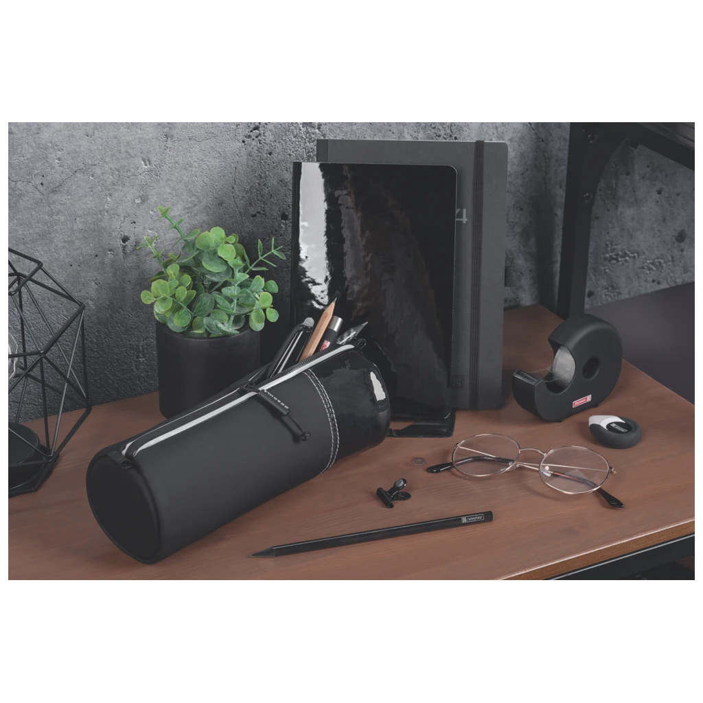 Notizbuch Premium Flexibook „Lack“ | A5, punktiert, schwarz