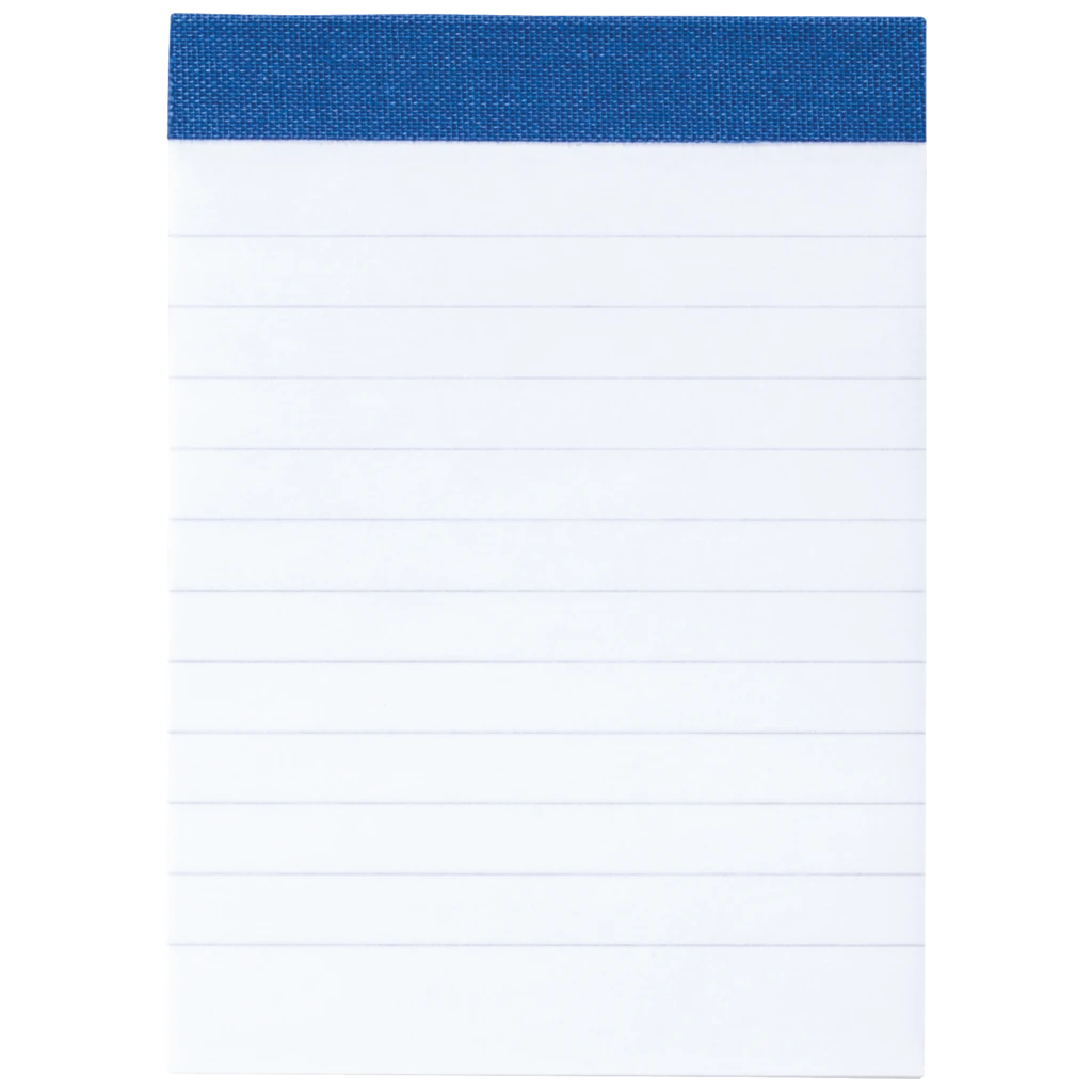 Notizblock | A7, liniert, 50 Blatt, blau