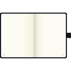 Notizbuch Kompagnon Klassik, A6, 96 Blatt / 192 Seiten, unliniert, schwarz