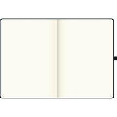 Notizbuch Kompagnon Klassik, A4, 96 Blatt / 192 Seiten, punktiert, schwarz