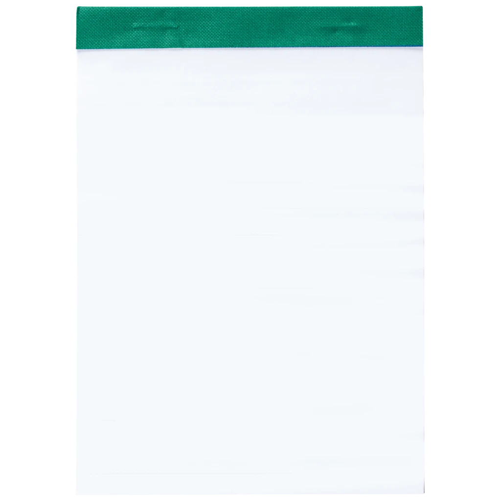 Notizblock | A6, unliniert, 50 Blatt, grün