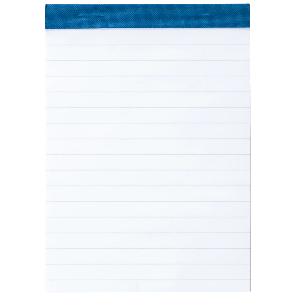 Notizblock | A6, liniert, 50 Blatt, blau