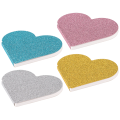 Effektblock „Glitzer“ | unliniert, 50 Blatt, sortiert