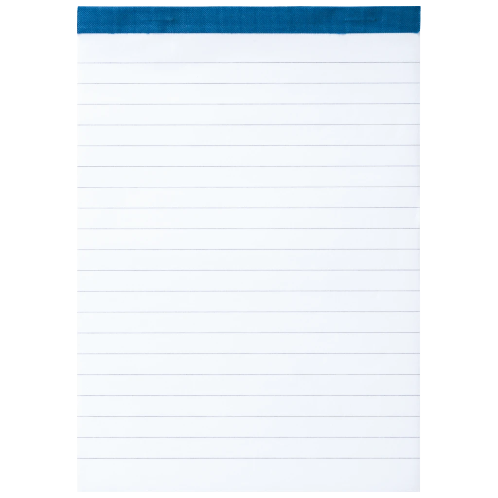 Notizblock | A5, liniert, 50 Blatt, blau