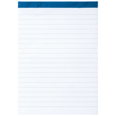 Notizblock | A5, liniert, 50 Blatt, blau