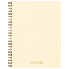 Notizbuch Premium Wire | A5, punktiert, sandfarben