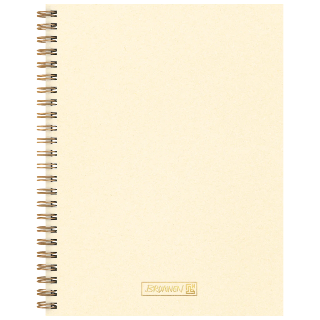 Notizbuch Premium Wire | A5, punktiert, sand