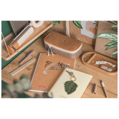 Notizbuch Premium Wire | A5, punktiert, sand