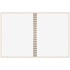 Notizbuch Premium Wire | A5, punktiert, caramel