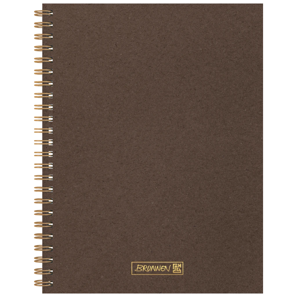 Notizbuch Premium Wire | A5, punktiert, chocolate