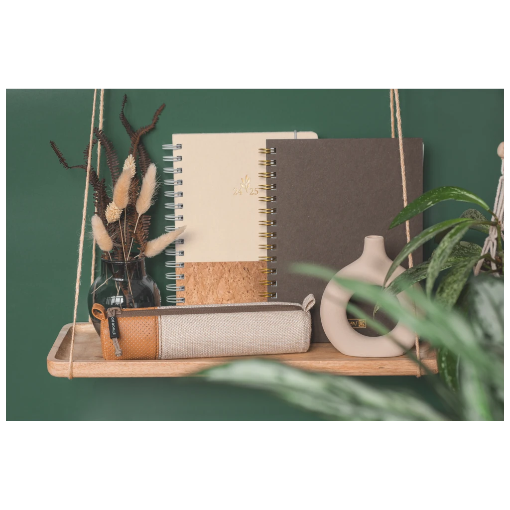 Notizbuch Premium Wire | A5, punktiert, chocolate