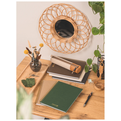 Notizbuch Premium Wire | A5, punktiert, chocolate