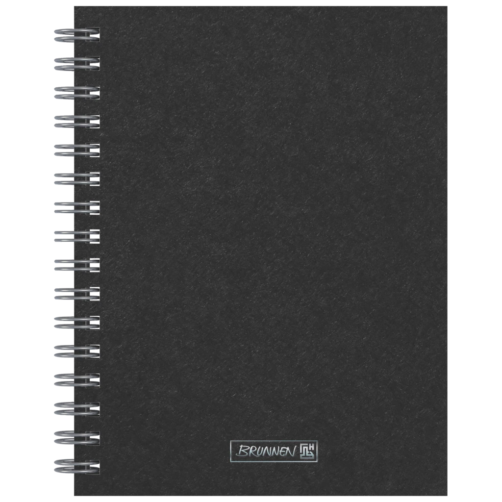 Notizbuch Premium Wire | A5, punktiert, schwarz