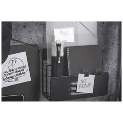 Notizbuch Premium Wire | A5, punktiert, schwarz