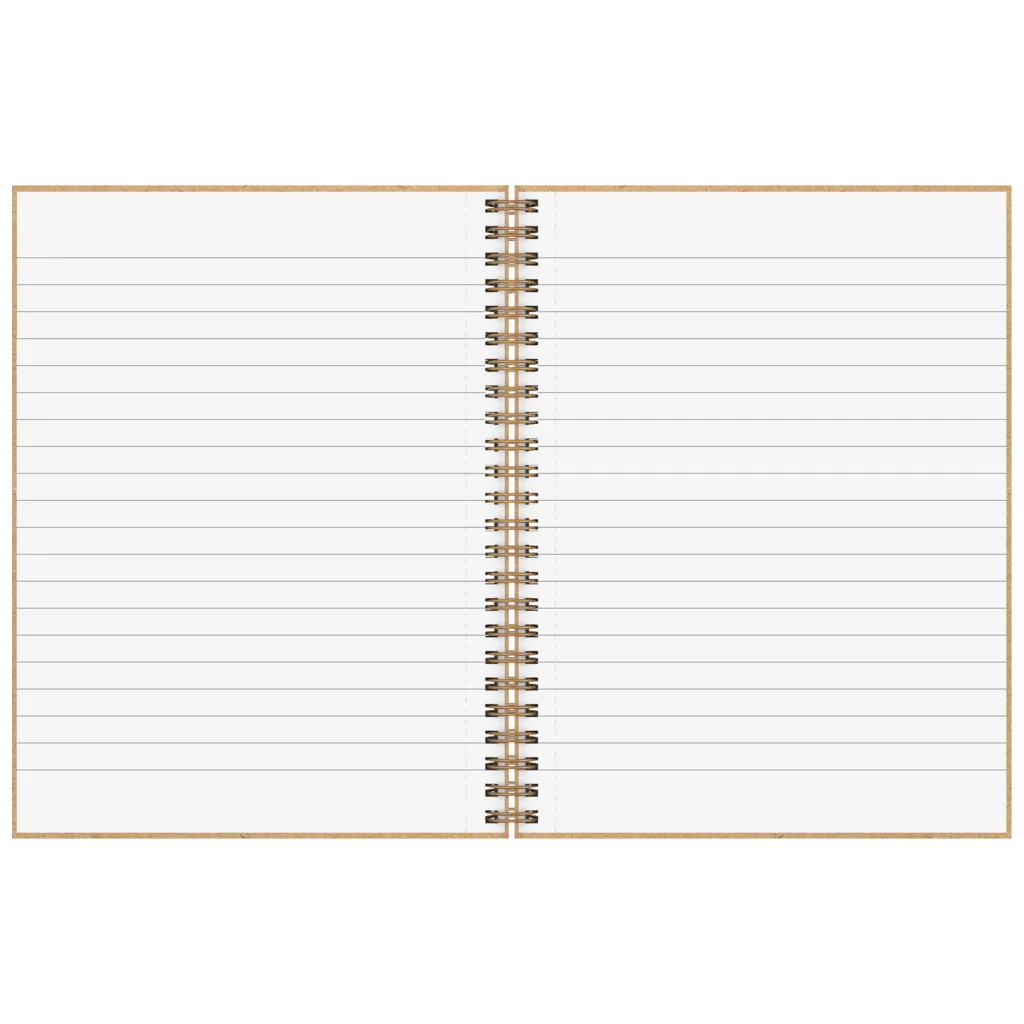 Notizbuch Premium Wire | A5, liniert, caramel