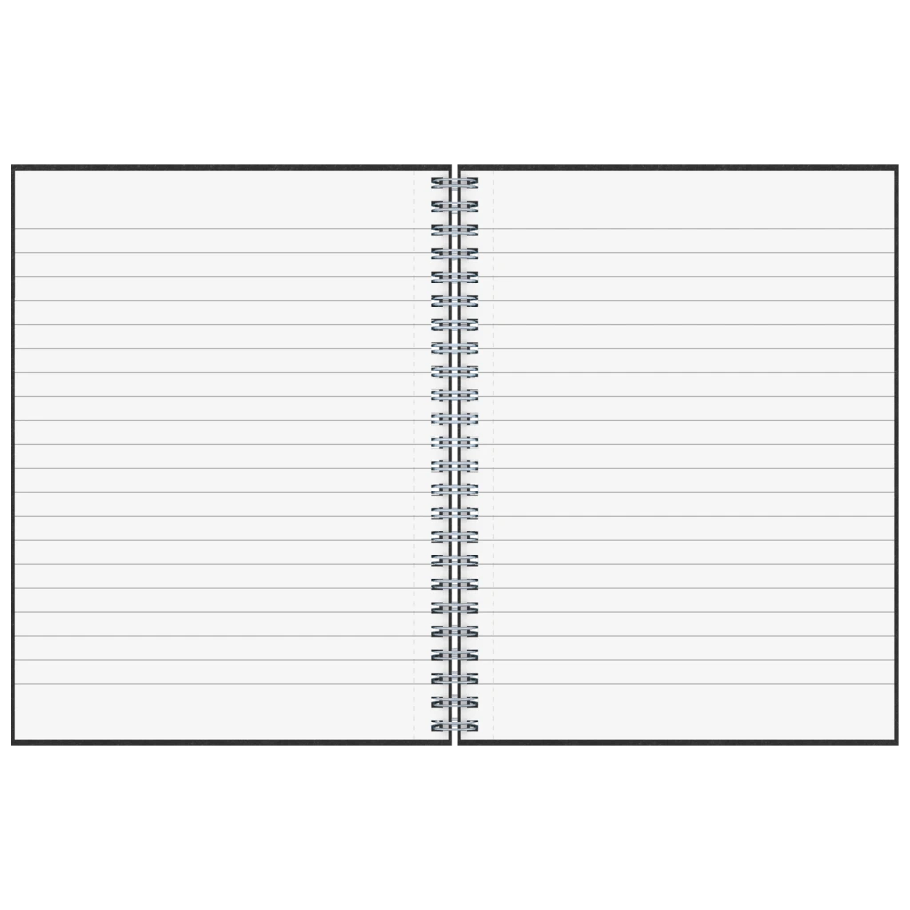 Notizbuch Premium Wire | A5, liniert, schwarz
