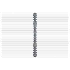 Notizbuch Premium Wire | A5, liniert, schwarz