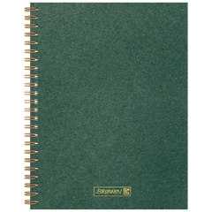 Notizbuch Premium Wire | A5, kariert, forest green