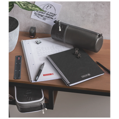 Notizbuch Premium Wire | A5, kariert, schwarz