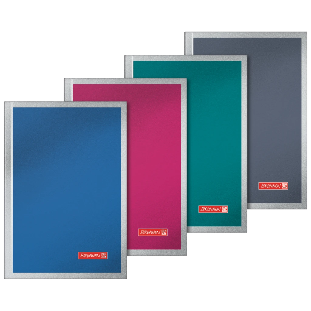 Notizbuch Premium Metallic | A6, unliniert, sortiert