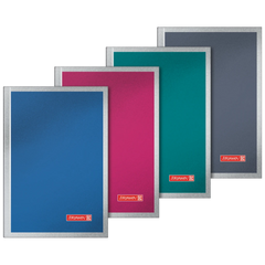Notizbuch Premium Metallic | A6, unliniert, sortiert