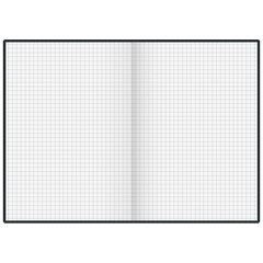 Notizbuch Premium Colour Line | A5, kariert, onyx