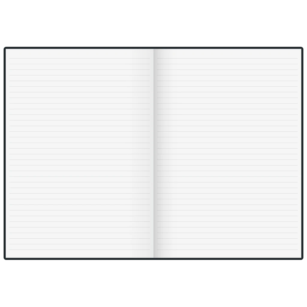 Notizbuch Premium Metallic | A4, liniert, anthrazit