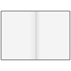 Notizbuch Premium Metallic | A4, liniert, anthrazit