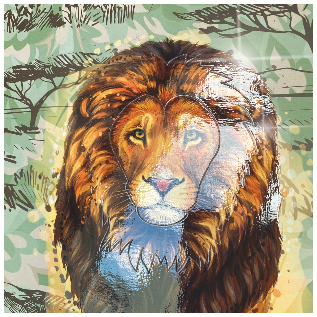 Freundebuch Safari World | 16,5×20 cm, 80 Seiten, braun