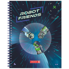 Freundebuch Robot Heroes | 16×21 cm, 80 Seiten, dunkelblau