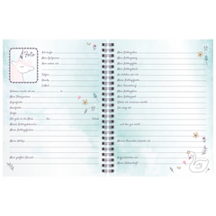 Freundebuch Unicorn Princess | 165×200 cm, 80 Seiten, rosa