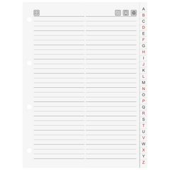 Ersatzeinlage | A5, weiß