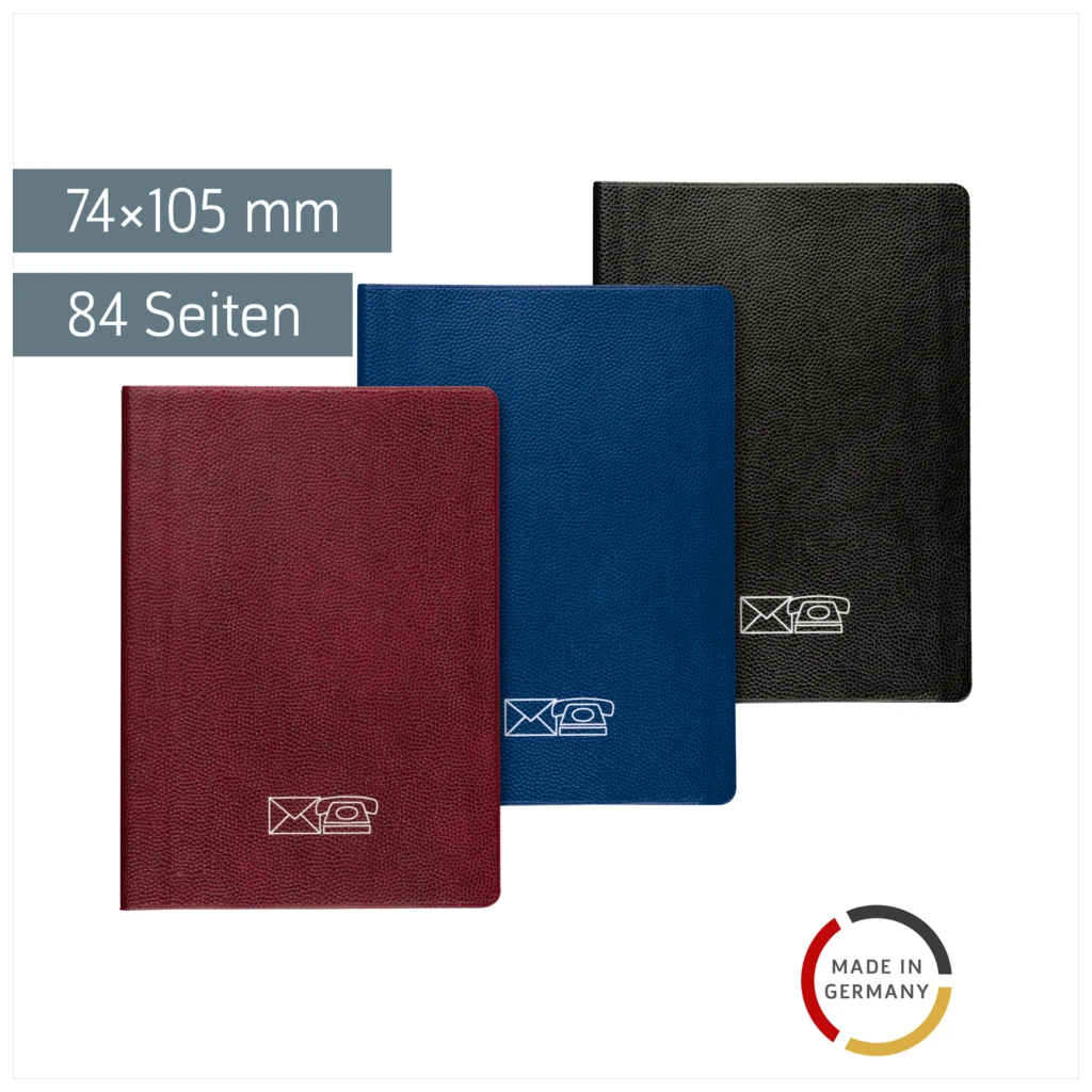 Adressbuch | A7, 84 Seiten, sortiert