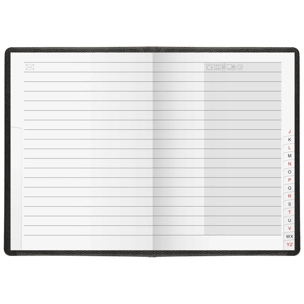 Adressbuch | A7, 84 Seiten, sortiert