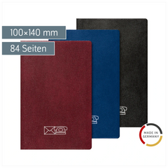 Adressbuch | 100×140 mm, 84 Seiten, sortiert