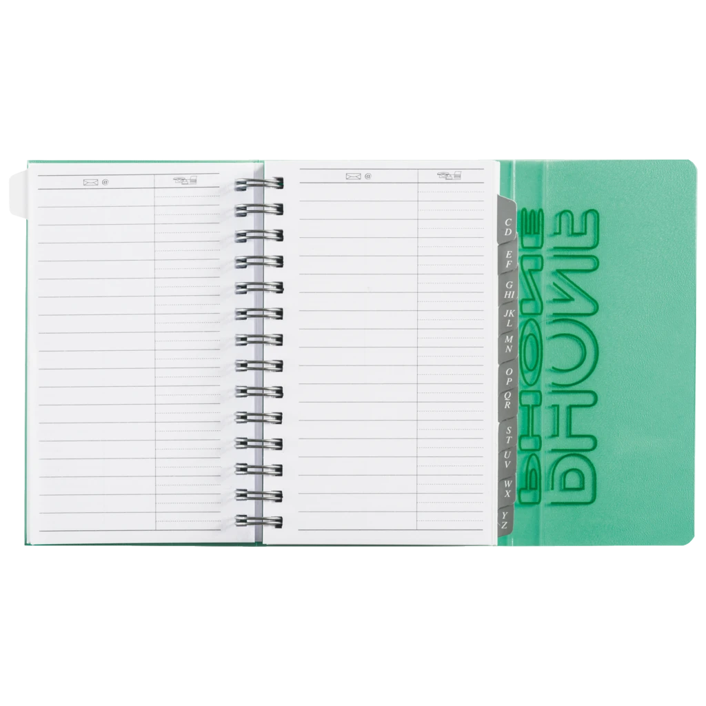 Adressbuch | 85×125 mm, 144 Seiten, sortiert