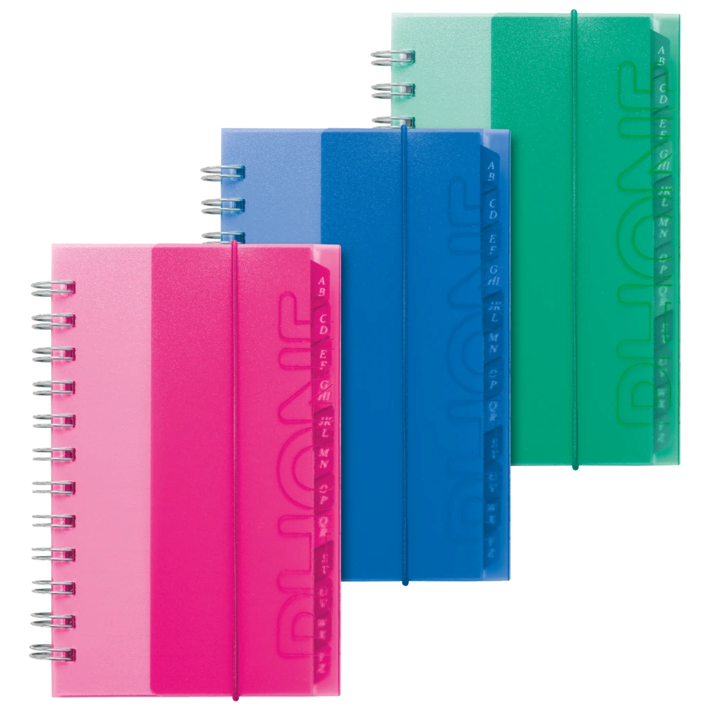 Adressbuch | 100×170 mm, 144 Seiten, sortiert