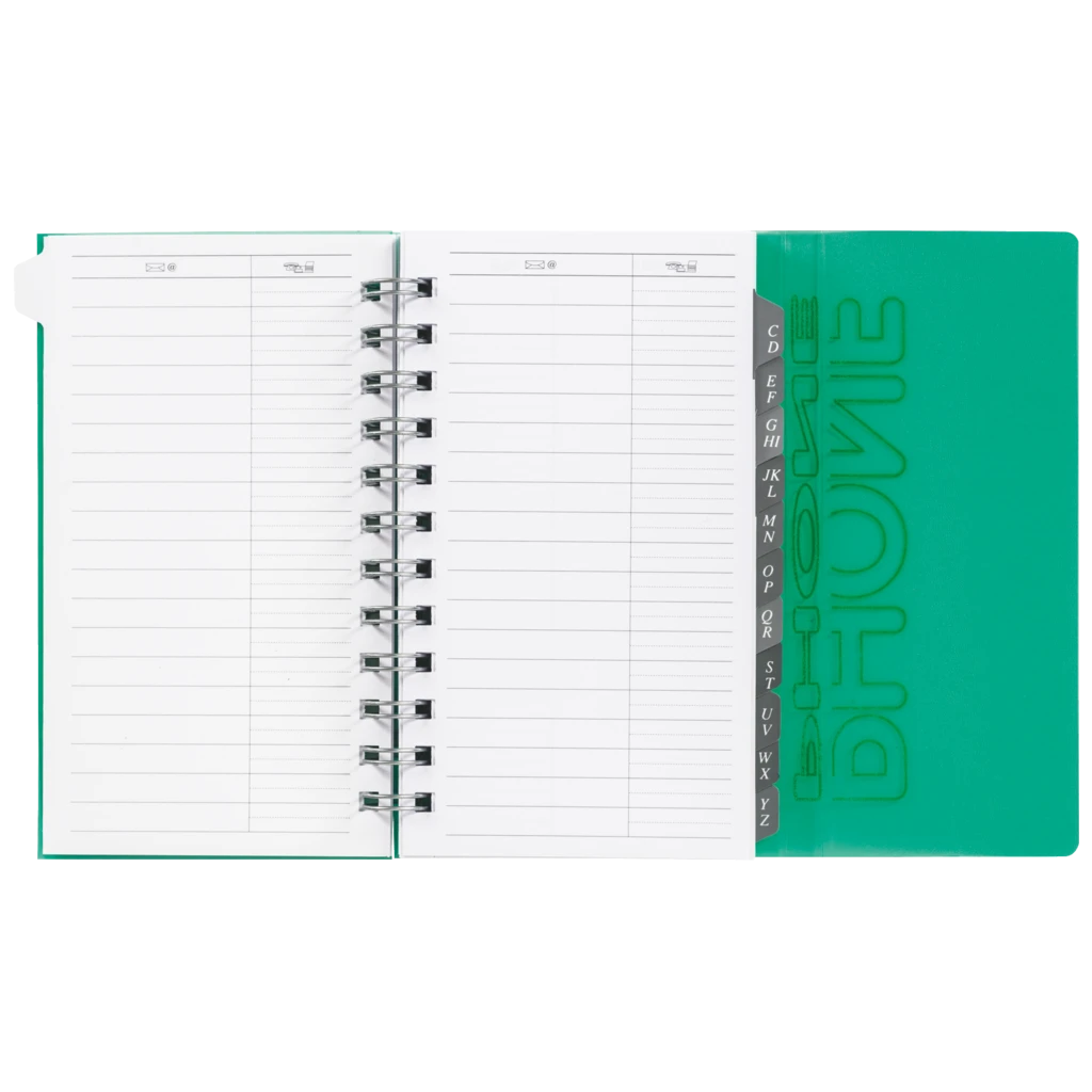 Adressbuch | 100×170 mm, 144 Seiten, sortiert