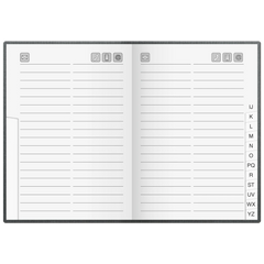 Adressbuch | 100×140 mm, 128 Seiten, sortiert