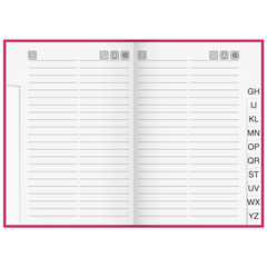 Adressbuch | A5, 128 Seiten, sortiert