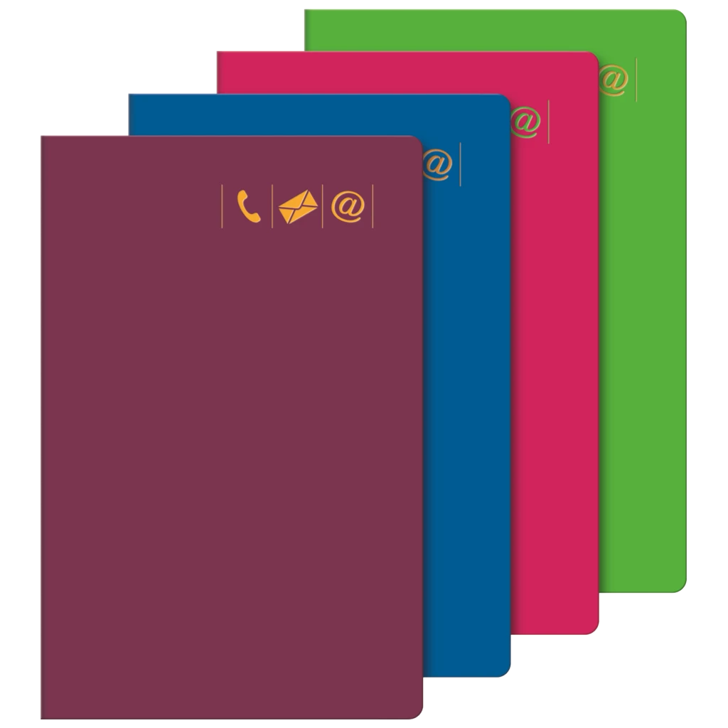 Adressbuch | 100×140 mm, 128 Seiten, sortiert