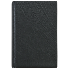 Taschen-Ringbuch | 95×140 mm, 6-Ring-Kipphebel-Mechanik, Füllhöhe: 10 mm, schwarz