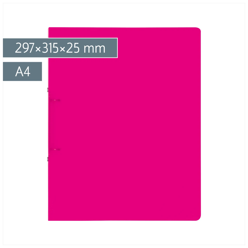 Ringbuch FACT!pp | A4, 2 Ringe, Füllhöhe: 25 mm, pink